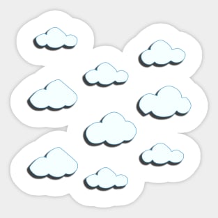 Summer Clouds (MD23KD007b) Sticker